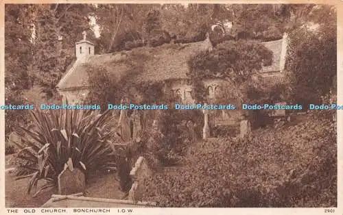 R235346 The Old Church Bonchurch I O W 2901 Salmon 1947