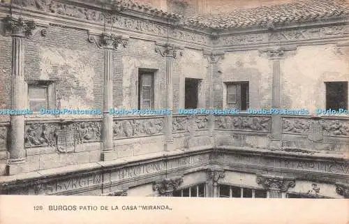 R235481 128 Burgos Patio de la Casa Miranda Hauser y Menet
