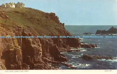 R235600 Blick vom Lands End Point KLAN 103 Cotman Color Jarrold 1954