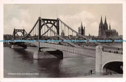 R237021 Hangebrücke mit Blick auf Köln J Kessel No 162