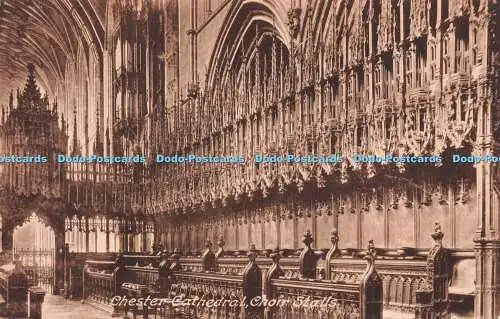 R237257 Chester Cathedral Choir Stalls Friths Serie Nr 36432