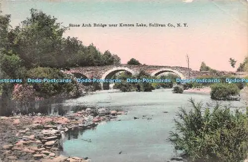 R237307 Steinbogenbrücke bei Kenoza Lake Sullivan Co N Y Nr. 60 W Becker