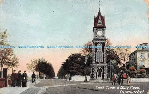 R237343 Clock Tower and Bury Road Newmarket Hartmann