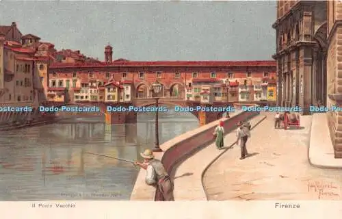 R237440 Stengel Il Ponte Vecchio Firenze Gino Panerai