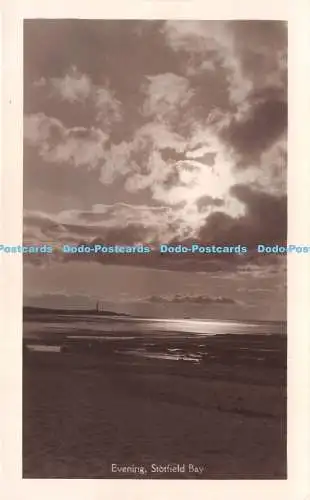 R239594 Evening Stotfield Bay Echtfoto Postkarte