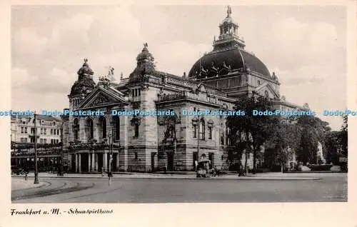 R237598 Postkarte Frankfurt a M Schauspielhaus Schöning Lübeck