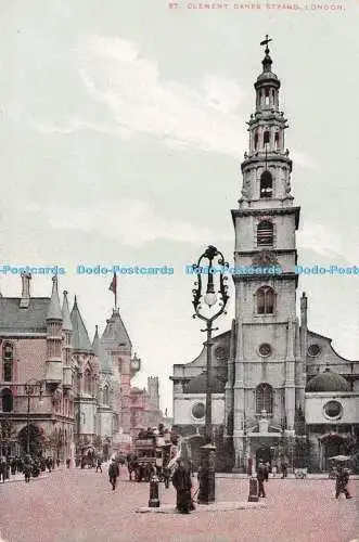 R239683 St Clement Danes Strand London Postkarte