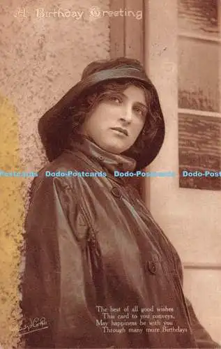 R239784 A Birthday Greetings Gladys Cooper Horace Nicholls P P C Philco Serie N