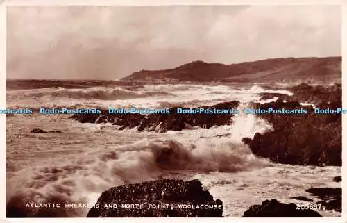 R237827 Atlantic Breakers and Morte Point Woolacombe Valentine Dundee and London