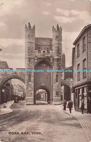 R239974 Monk Bar York Fenwick für W Boyes Ouse Bridge Postkarte