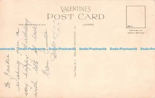 R240035 Geburtstag Glückseligkeit A T H Valentinstag Postkarte RP