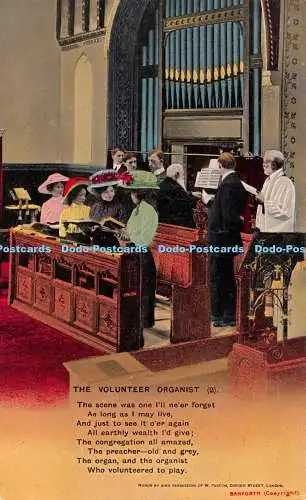 R240142 The Volunteer Organist Bamforth Publishers Holmfirth and New York Series