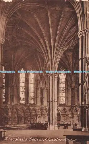 R240308 Lincoln Cathedral Chapter House F Frith Friths Series No 12633A Reigate
