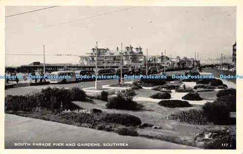 R240329 South Parade Pier and Gardens Southsea Printed in England