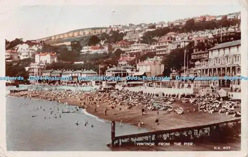 R240340 Ventnor vom Pier W J fast echtes handkoloriertes Foto I W Copyrig