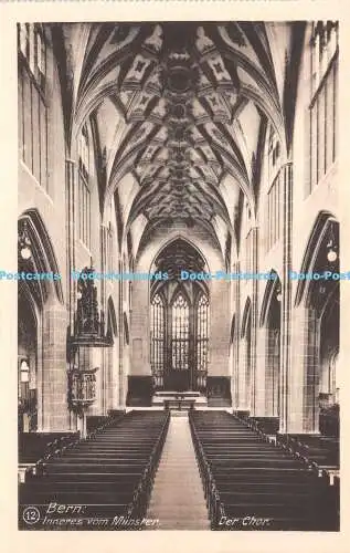 R240469 Bern Inneres vom Munster Der Chor Bern Interieur de la Cathedrale Le Ch