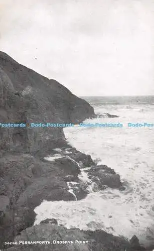 R240483 Perranporth Droskyn Point Photochrom Exclusive Grano Series London and T