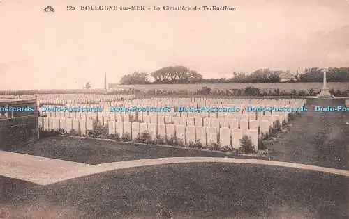 R242195 CAP 125 Boulogne Sur Mer Le Cimetiere de Terlincthun Photomecaniques