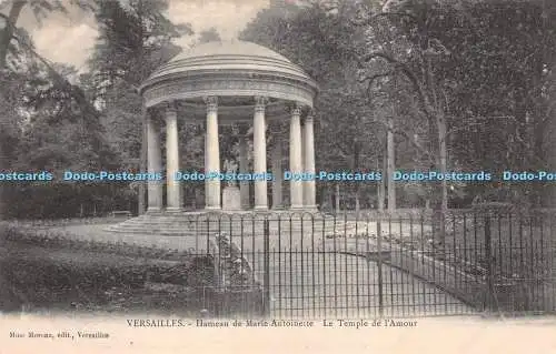 R240555 Versailles Hameau de Marie Antoinette Le Temple de lAmour Mme Moreau