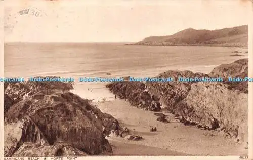 R242319 Barricane Beach and Morte Point 60233 Photochrom 1930