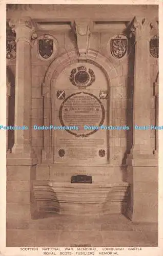 R240683 Scottish National War Memorial Edinburgh Castle Royal Scots Fusiliers Me