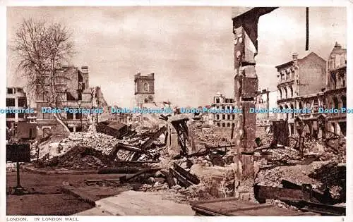 R242350 London In London Wall 8 London Under Fire Photochrom