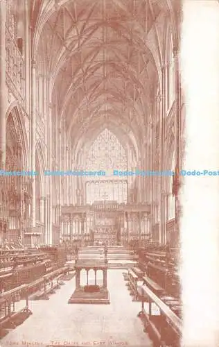 R241151 York Minster The Choir and East Window