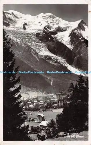 R241241 102 Chamonix et le Mt Blanc Amelie Endaco 1939