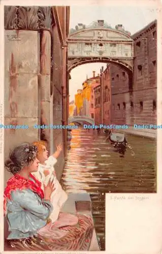 R241412 3 Ponte dei Sospiri Antonio De Paoli Meissner und Buch 1902