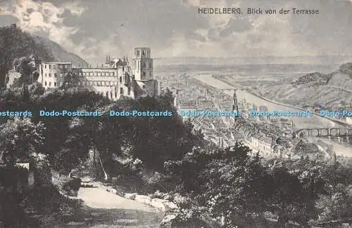 R243103 Heidelberg Blick von der Terrasse Cramers 31817