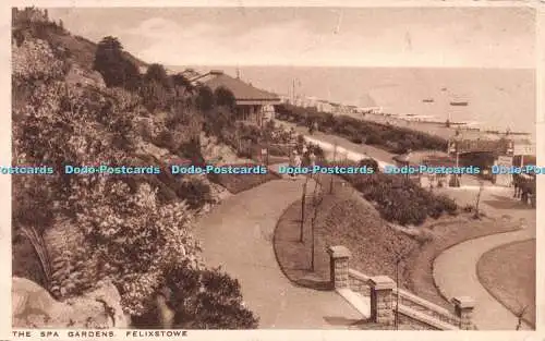 R243122 The Spa Gardens Felixstowe A W Phillips 1925 The Dainty Photogravure Ser