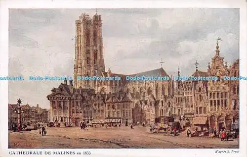 R241499 Cathedrale de Malines en 1833 S Prout