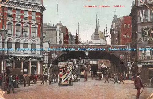 R241589 Ludgate Circus London 1909