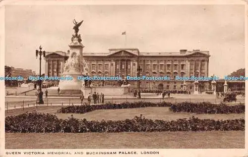 R243255 Queen Victoria Memorial und Buckingham Palace London 1930