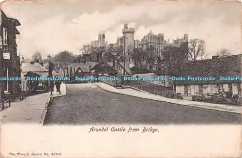 R244262 Arundel Castle from Bridge The Wrench Series No 20309