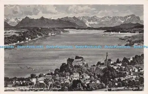 R244303 Starnberg mit Starnbergersee und Gebirge M Herpich 31