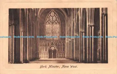 R241721 York Minster Nave West Friths Serie Nr 58669