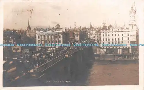 R243519 1452 London Bridge Echtfoto Serie Lankester 1905