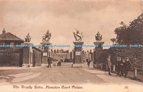R243649 The Trophy Gates Hampton Court Palace 90 Morland Studio J S Catford 1912