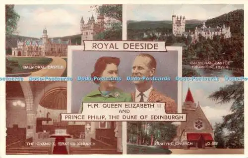 R244688 Royal Deeside H M Queen Elizabeth II and Prince Philip The Duke of Edinb