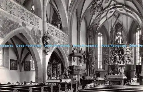 R244710 Heiligenblut kath Kirche Pacher Altar Glocknerwirt Postkarte RP