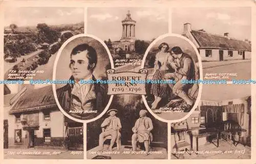 R244933 Robert Burns Tea Gardens and Banks O Doon Alloway Ayr Burns Mont Burns C