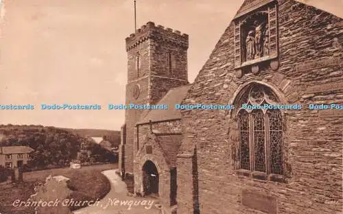 R244936 Crantock Kirche Newquay Hartnolls Serie Nr 64821 Postkarte