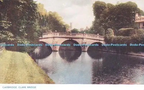 R244996 Cambridge Clare Bridge Photochrom Graphic Studios