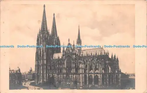 R245005 Köln am Rhein Der Dom Arthur Fischer Köln Deutz