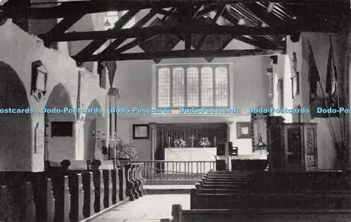 R246024 Postkarte Das Kirchenschiff mit Blick nach Osten Grasmere Kirche