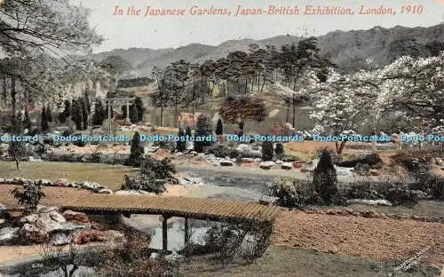 R245092 London In the Japanese Gardens Japan British Exhibition Valentine 1910