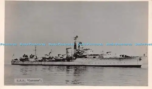 R245198 H M S Corunna R A Fisk Ganges Postkarte