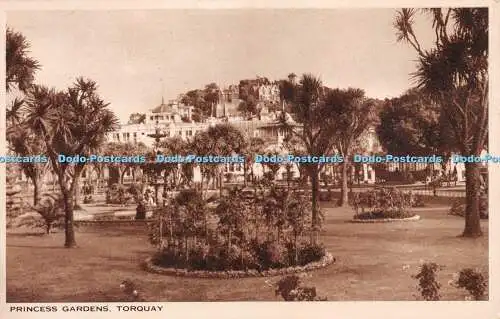R246324 Torquay Princess Gardens Postkarte