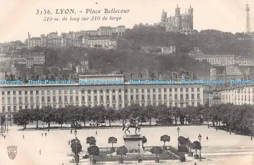R245387 Lyon Place Bellecour S F Postkarte